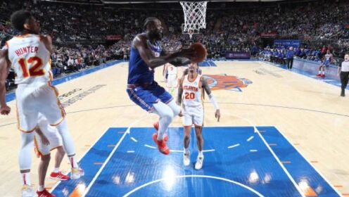 《NBA全场集锦》【球星】兰德尔vs老鹰集锦 23+13霸王举鼎双手重扣