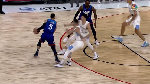 《NBA全场集锦》擎天架海内线称霸 阿德巴约连续内线进攻打进