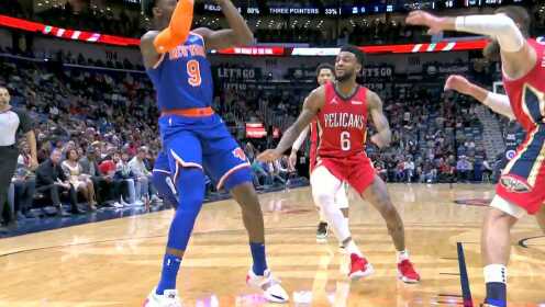 《NBA全场集锦》就是这么写意 巴雷特突破过人急停后仰