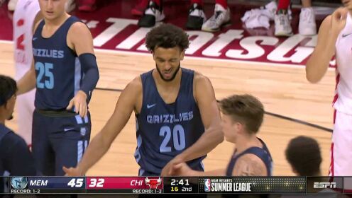 《NBA全场集锦》灰熊vs公牛第2节中文解说回放