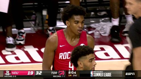 《休斯敦火箭》NBA夏季联赛：火箭vs猛龙中文解说第2节回放