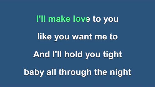 I'll Make Love To You(Made Popular By Boyz II Men)[Karaoke Version]