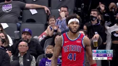 《NBA全场集锦》【原声】活塞133-131国王 福克斯27分错失绝平遭活塞逆转