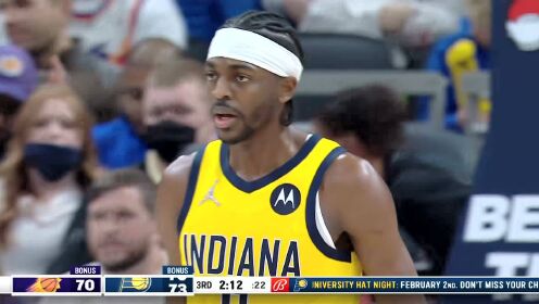 《NBA全场集锦》【原声】太阳112-94步行者 布克35分带队客场大胜步行者