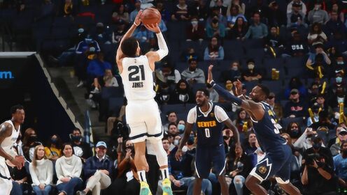 《NBA全场集锦》【球星】琼斯vs掘金集锦 5记三分成替补奇兵