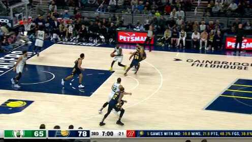 《NBA全场集锦》布朗反击一条龙上篮 穿花绕蝶无人能敌