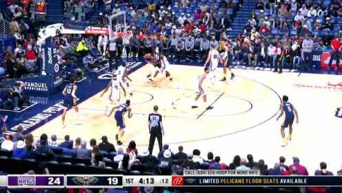 《NBA全场集锦》【原声】 国王95-125鹈鹕 英格拉姆33分大胜国王迎3连胜