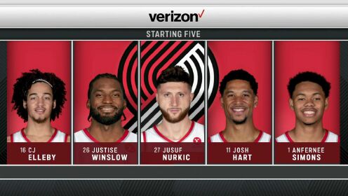 《NBA全场集锦》开拓者vs灰熊第1节中文解说回放