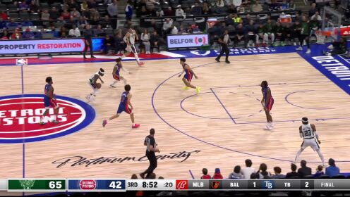 《NBA全场集锦》【原声】雄鹿131-101活塞 字母哥30+13+8雄鹿锁定东部前三