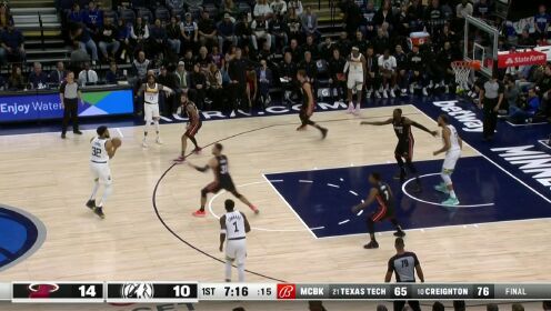 《NBA全场集锦》以后也叫我进攻万花筒！唐斯里突外投连得五分主宰比赛