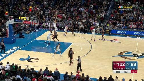 《NBA全场集锦》难度系数拉满！洛瑞无惧波神长臂干扰漂移中投命中