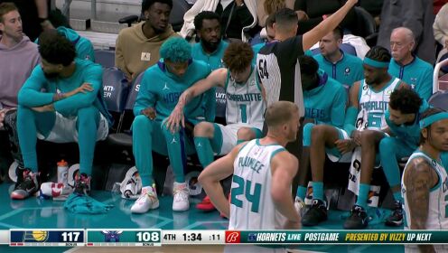 《NBA全场集锦》复出还没打几场！ 三球踩到场边球迷痛苦离场