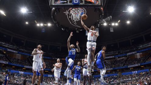 《NBA全场集锦》【纯享】尼克斯vs魔术精华回放 班凯罗21+6+4魔术六人得分上双送尼克斯三连败