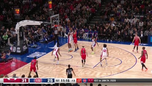 《NBA全场集锦》【纯享】公牛vs活塞精华纯享 德罗赞复出双星闪耀轻取“法国赛”