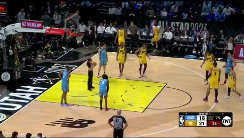 《NBA全明星》2023NBA全明星新秀挑战赛：加索尔队vs诺阿队英文原声回放