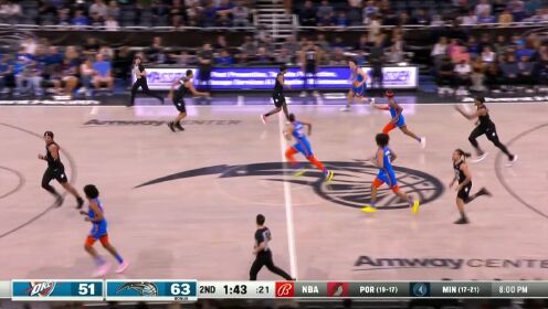 《NBA全场集锦》一脚油门踩到底 威廉姆斯信马由缰挂筐暴扣