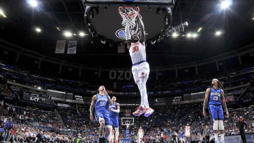 《NBA全场集锦》【球星】兰德尔vs魔术集锦 23+9+4贡献精彩战斧劈扣