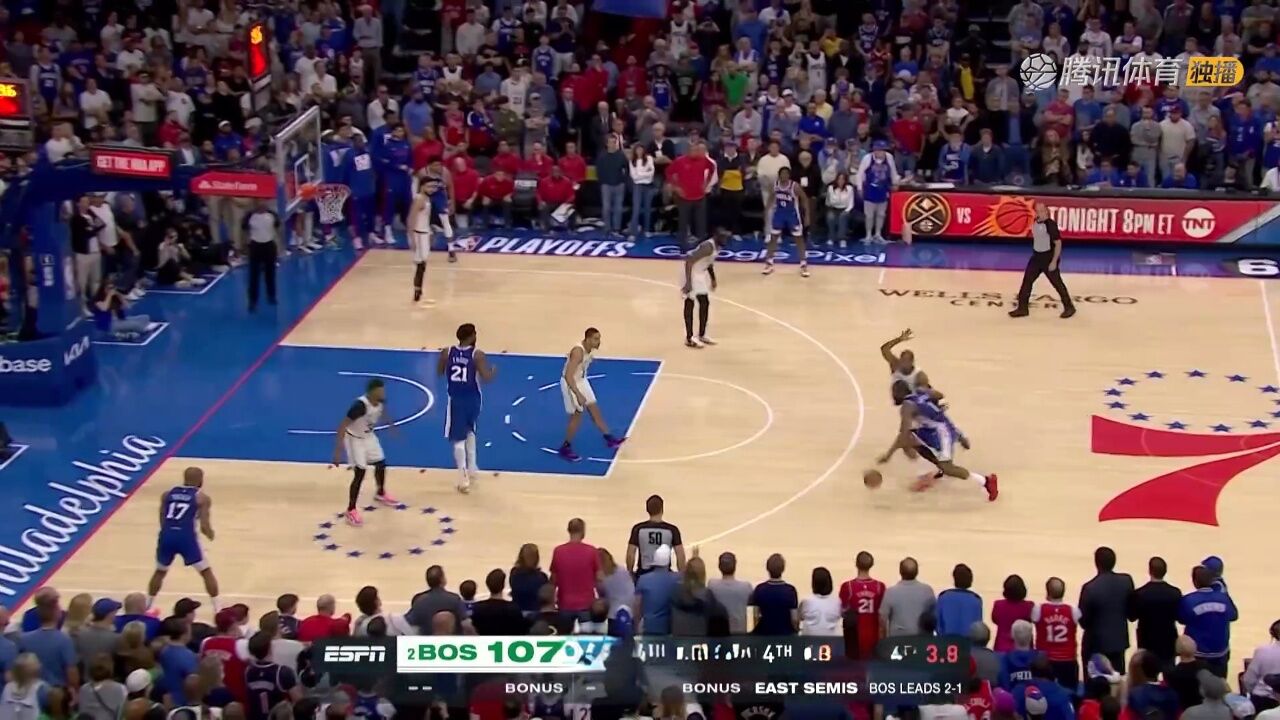 NBA:关键!塔克生死时刻补篮2+1扳平比分_腾讯视频