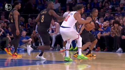 《NBA全场集锦》招牌招数晃的你找不着北！ 布伦森转身接上下步戏耍勒维尔拿下两分