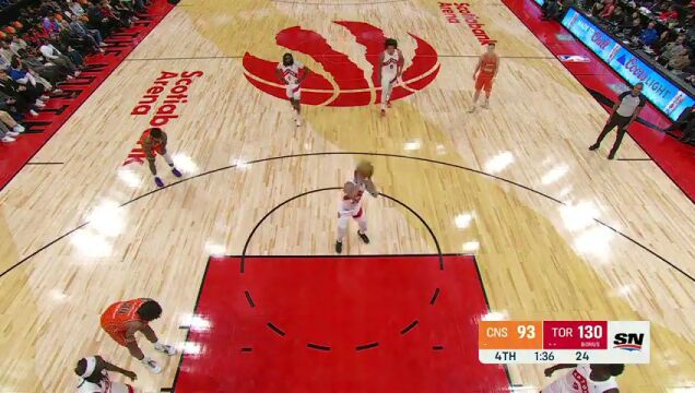 坎恩斯太攀蛇vs猛龙第4节英文原声回放