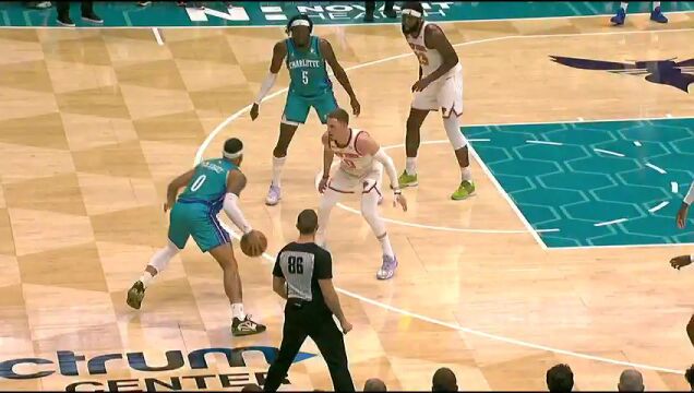 NBA常规赛：尼克斯vs黄蜂英文原声全场回放