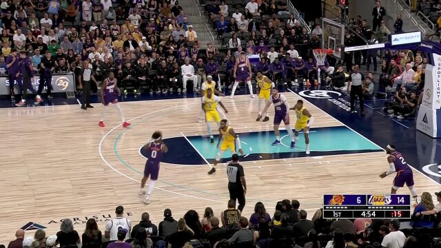 杜兰特vs湖人集锦 砍下21分第二节火力全开无解杀器