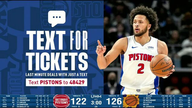 NBA季前赛：太阳vs活塞加时一英文原声回放