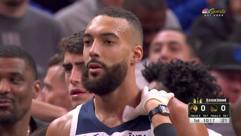 金州勇士_NBA季中锦标赛小组赛：森林狼104-101勇士_三人全部遭驱逐格林冲突锁喉戈贝尔多角度回放_高清
