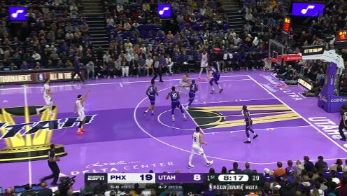 《NBA全场集锦》克拉克森中投稳稳命中 戈登突破上篮给出回应