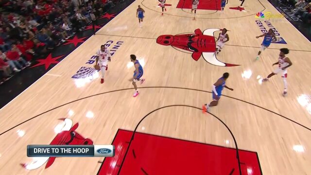 回顾公牛vs雷霆过往交战记录 亚历山大率领年轻新军对战公牛三巨头