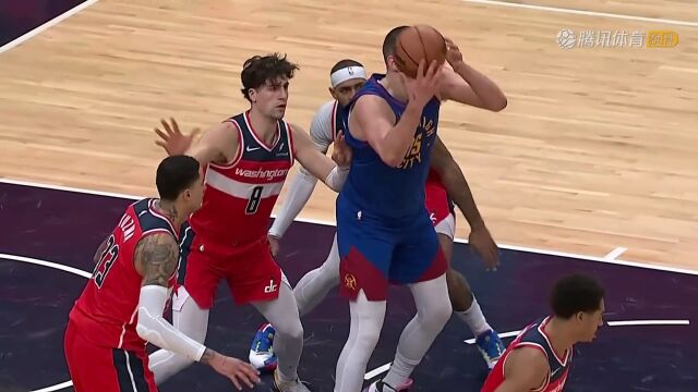 这是艺术！约基奇抽象传球骗过所有人 戈登吃饼背扣