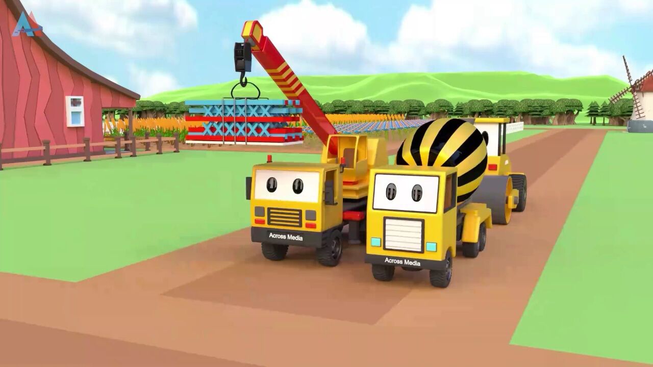 工程车好伙伴建造大桥_60_高光片段