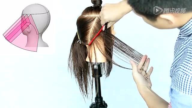 第一款发型修剪视频 低层次长发 雅正美发