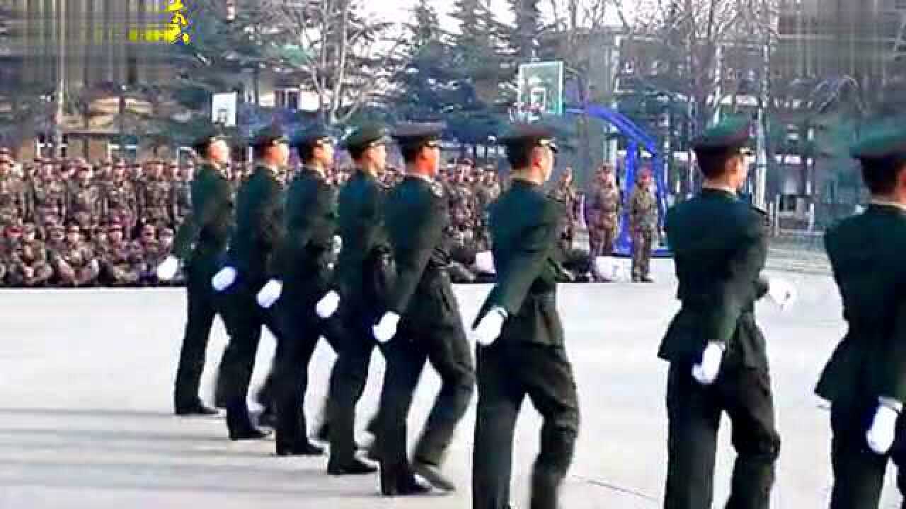 部队军人整齐步伐训练_高清1080P在线观看平台_腾讯视频