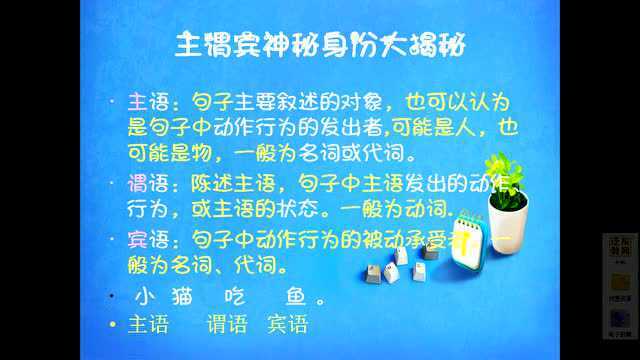 语文 句子成分 主谓宾 定状补_腾讯视频
