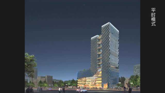 衡阳耒阳龙腾时代广场动画效果