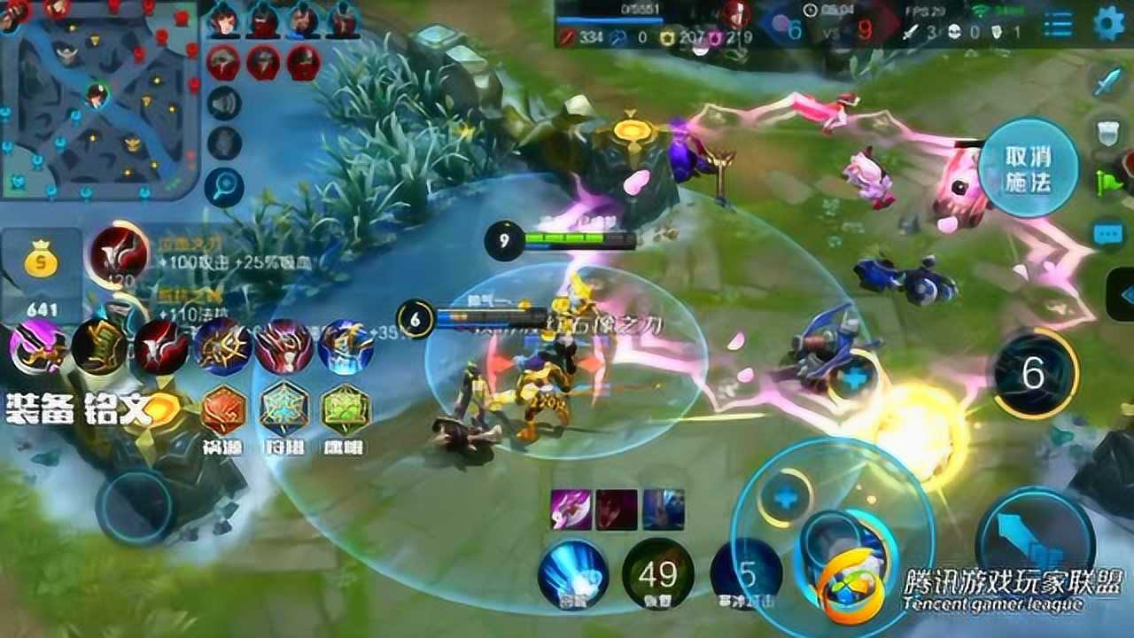 王者荣耀半梦解说4v6的韩信你想输都不行