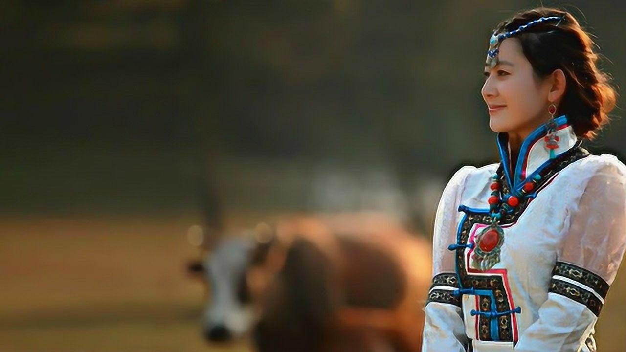 大草原的蒙古美女竟然同江南女子有得一比