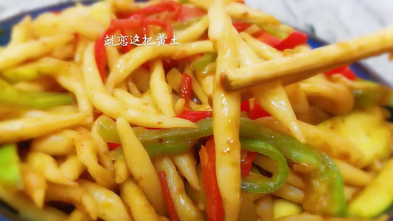 舌尖上的甘肃美食:张掖炒搓鱼子,全网首个视频介绍做法!