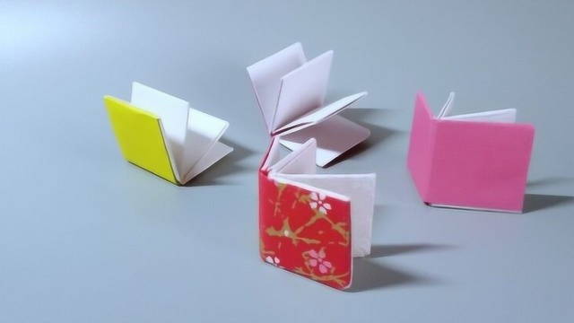 一张纸就能折出来的小书本不用裁剪不用胶水好神奇