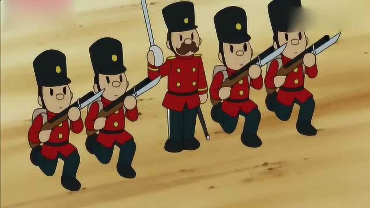 大雄被胖虎欺负哆啦a梦的玩具兵团出现结果胖虎完了