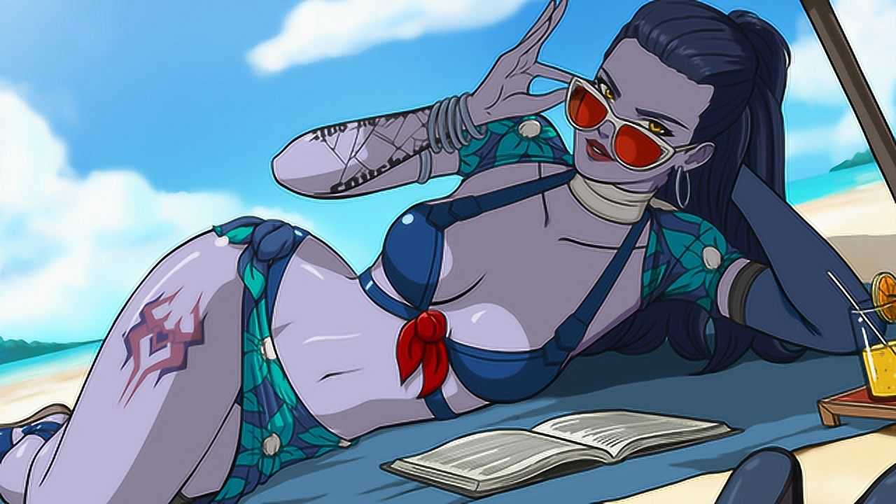 守望先锋黑百合最新比基尼皮肤真是福利满满