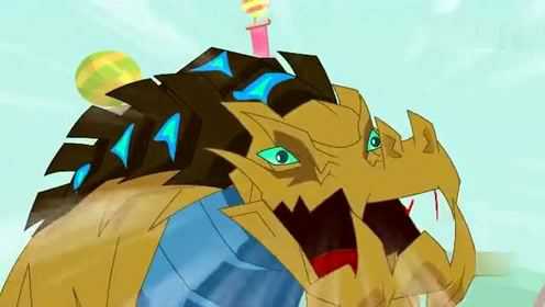 兽王争锋:泰羽威烈交尾兽亮出天机之盒,2个灵石合一就是巨无霸