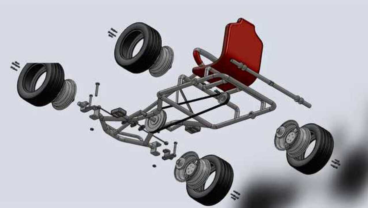 踏板卡丁车的设计结构和运行机制