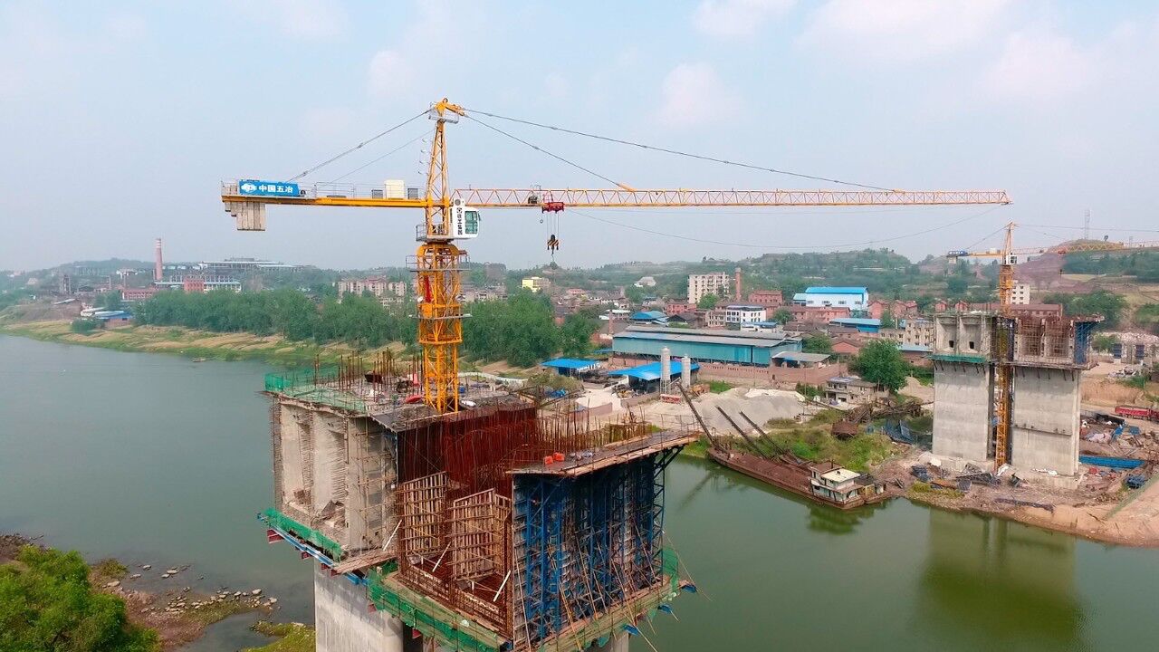 2018年内江市重点工程黄荆坝大桥