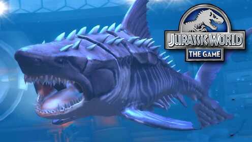 侏罗纪世界游戏 海王龙和6星巨齿鲨之战！恐龙公园