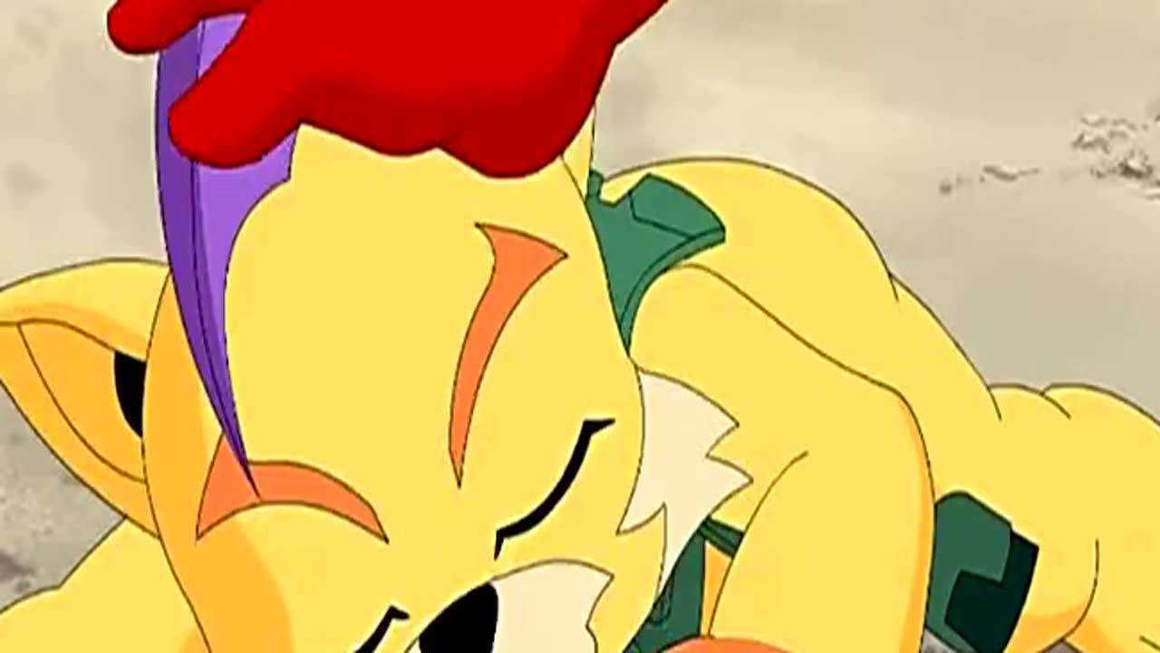 动画片欣赏亚虎兽清醒了晶码战士亚奇