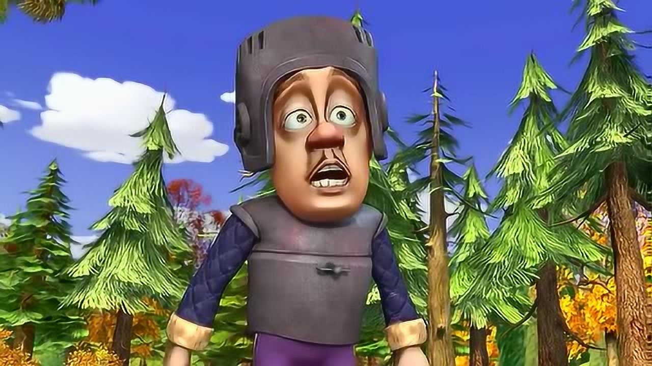 穿铠甲服的光头强