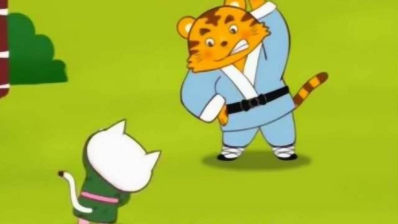 儿童益智启蒙教育,睡前动画小故事:老虎学艺