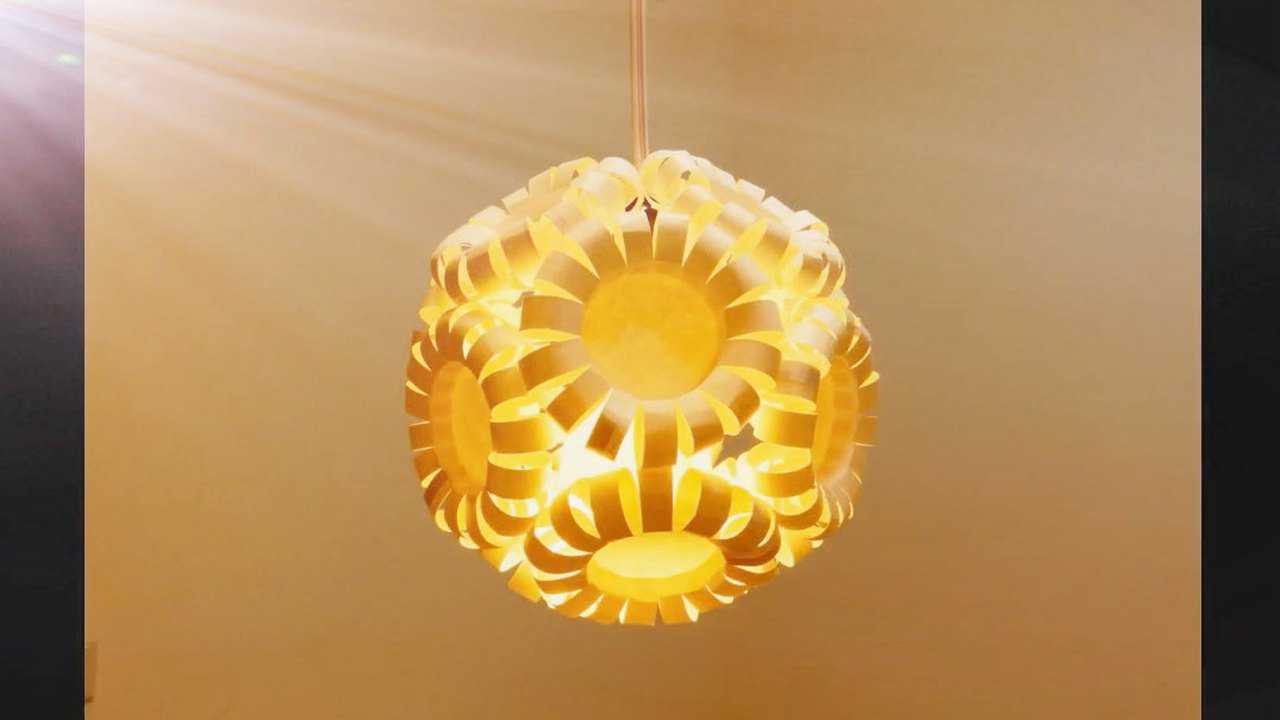 手工制作用一次性杯子制作简易灯饰非常简单又好看